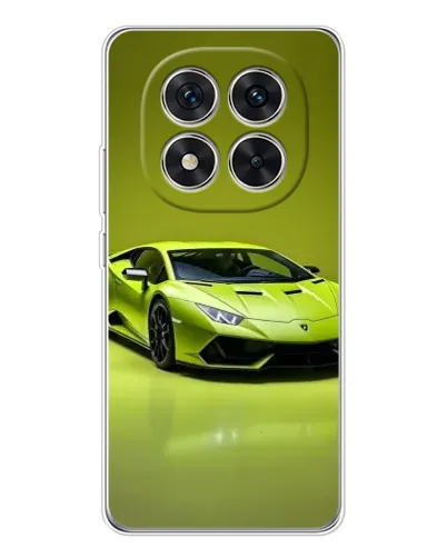 Чохол для Xiaomi Redmi Note 15 Pro 5G з картинкою «Салатовий Lamborghini Huracan»