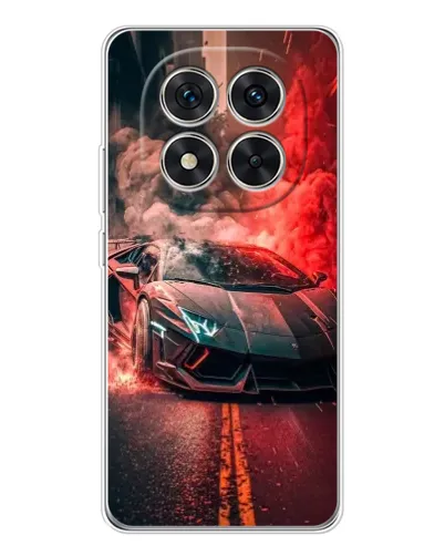 Чохол для Xiaomi Redmi Note 15 Pro 5G з картинкою «Lamborghini червоний дим»