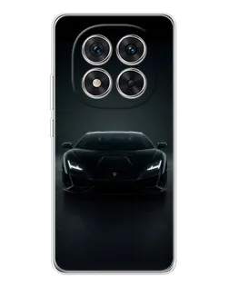 Чохол для Xiaomi Redmi Note 15 Pro 5G з картинкою «Чорний Lamborghini Aventador»