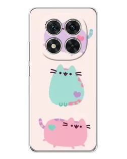 Чохол для Xiaomi Redmi Note 15 Pro 5G з картинкою «Pusheen тріо»