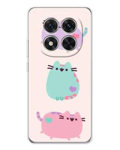 Чохол для Xiaomi Redmi Note 15 Pro 5G з картинкою «Pusheen тріо»