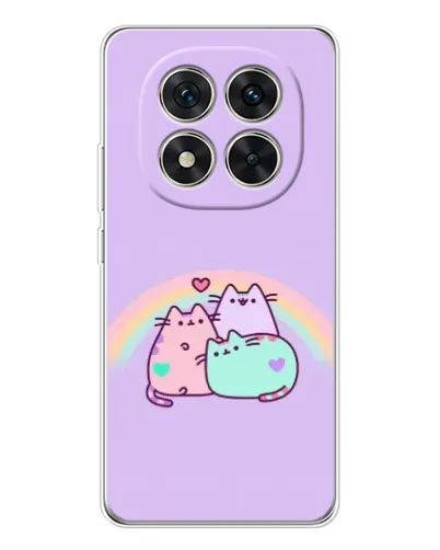 Чохол для Xiaomi Redmi Note 15 Pro 5G з картинкою «Веселкові Пушини»