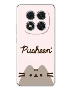 Чохол для Xiaomi Redmi Note 15 Pro 5G з картинкою «Pusheen логотип»