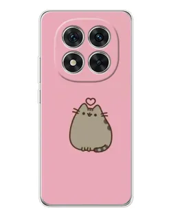 Чохол для Xiaomi Redmi Note 15 Pro 5G з картинкою «Pusheen серце»