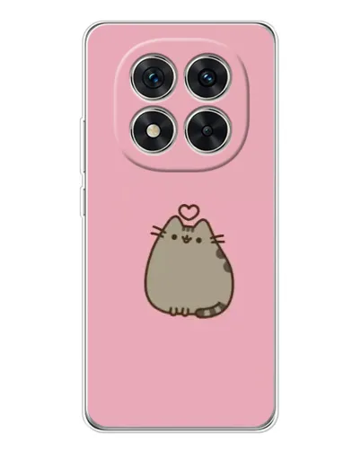 Чохол для Xiaomi Redmi Note 15 Pro 5G з картинкою «Pusheen серце»