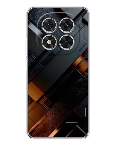 Чохол для Xiaomi Redmi Note 15 Pro 5G з картинкою «Чорні геометричні блоки»