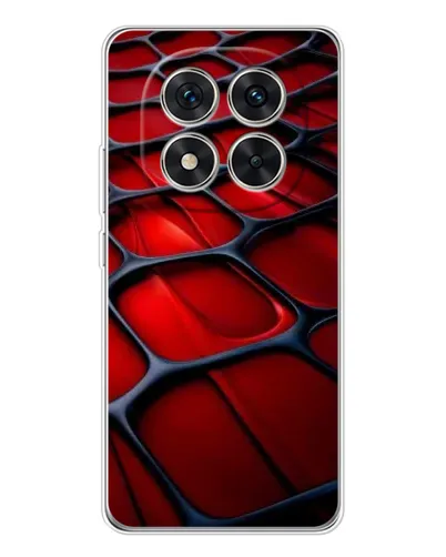Чохол для Xiaomi Redmi Note 15 Pro 5G з картинкою «Червона глянцева сітка»