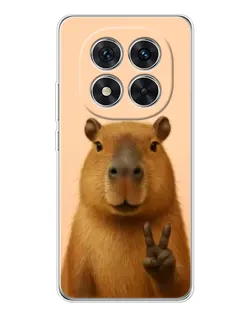 Чохол для Xiaomi Redmi Note 15 Pro 5G з картинкою «Капібара вікторія»