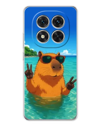 Чохол для Xiaomi Redmi Note 15 Pro 5G з картинкою «Морська капібара»