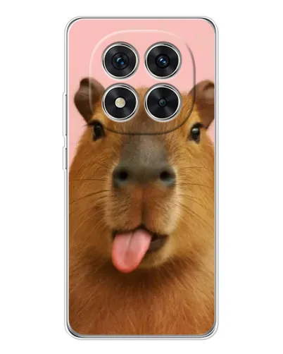 Чохол для Xiaomi Redmi Note 15 Pro 5G з картинкою «Капібара з язиком»