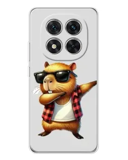 Чохол для Xiaomi Redmi Note 15 Pro 5G з картинкою «Капібара репер даб»