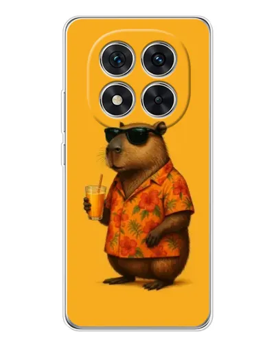 Чохол для Xiaomi Redmi Note 15 Pro 5G з картинкою «Капібара на відпочинку»