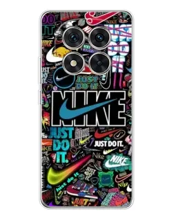 Чехол для Xiaomi Redmi Note 15 Pro Plus с картинкой «Яркий коллаж Nike»