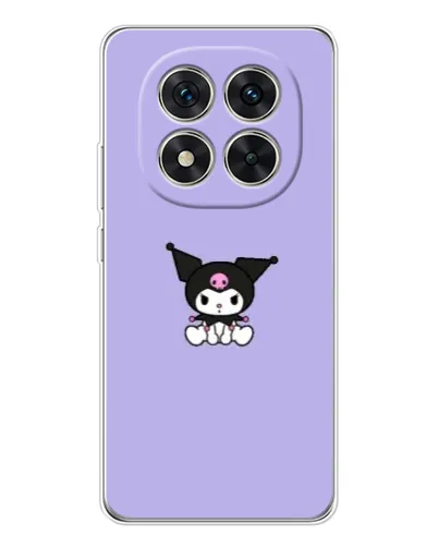 Чехол для Xiaomi Redmi Note 15 Pro Plus с картинкой «Kuromi — фиолетовый минимализм»