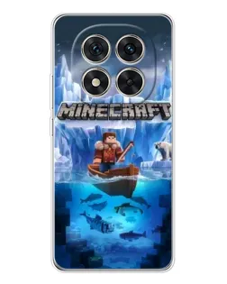 Чехол для Xiaomi Redmi Note 15 Pro Plus с картинкой «Minecraft ледяной мир»