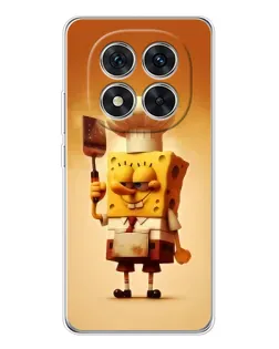 Чехол для Xiaomi Redmi Note 15 Pro Plus с картинкой «Губка Боб повар»