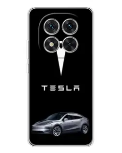 Чехол для Xiaomi Redmi Note 15 Pro Plus с картинкой «Tesla Model Y»