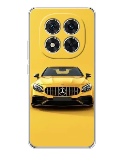 Чехол для Xiaomi Redmi Note 15 Pro Plus с картинкой «Желтый Mercedes GT»