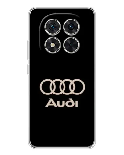 Чехол для Xiaomi Redmi Note 15 Pro Plus с картинкой «Audi — золотой логотип»