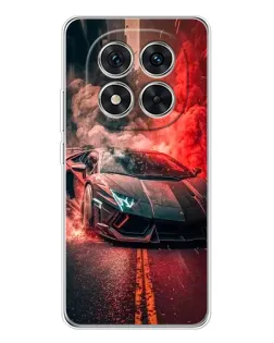 Чехол для Xiaomi Redmi Note 15 Pro Plus с картинкой «Lamborghini красный дым»