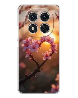 Чохол для Xiaomi Redmi Note 15 Pro Plus з картинкою «Рожевий цвіт сердечко на тлі заходу» Чохол для Xiaomi Redmi Note 15 Pro Plus з картинкою «Рожевий цвіт сердечко на тлі заходу»