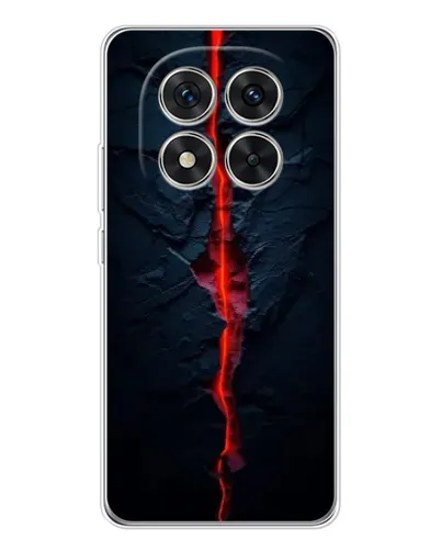 Чехол для Xiaomi Redmi Note 15 Pro Plus с картинкой «Kрасная лавовая трещина»