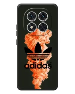 Чехол для Xiaomi Redmi Note 15 Pro с картинкой «Оранжевый дым Adidas»