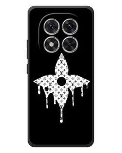 Чехол для Xiaomi Redmi Note 15 Pro с картинкой «Цветочная монограмма»