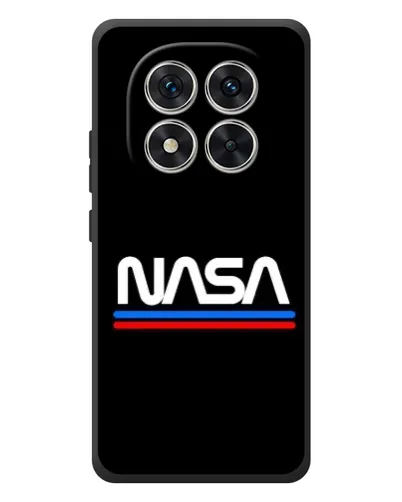 Чехол для Xiaomi Redmi Note 15 Pro с картинкой «NASA — классика Red Blue»