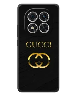 Чехол для Xiaomi Redmi Note 15 Pro с картинкой «Золотой логотип Gucci»