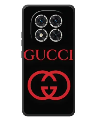 Чехол для Xiaomi Redmi Note 15 Pro с картинкой «Gucci — красный логотип»