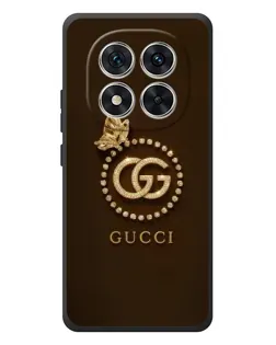 Чехол для Xiaomi Redmi Note 15 Pro с картинкой «Gucci — золотая бабочка»