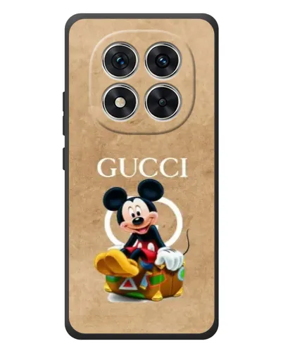 Чехол для Xiaomi Redmi Note 15 Pro с картинкой «Микки Маус Gucci — крафт»