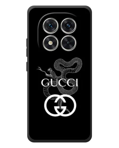 Чехол для Xiaomi Redmi Note 15 Pro с картинкой «Gucci — серебряная змея»