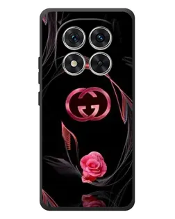 Чехол для Xiaomi Redmi Note 15 Pro с картинкой «Gucci — неоновая роза»