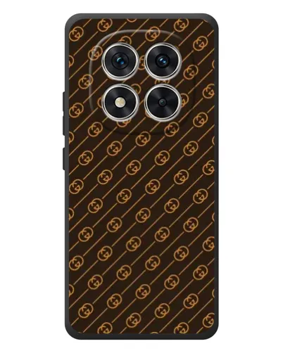Чехол для Xiaomi Redmi Note 15 Pro с картинкой «Gucci — золотые диагонали»