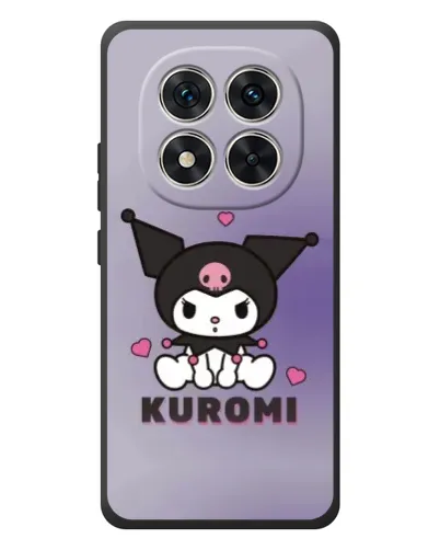 Чехол для Xiaomi Redmi Note 15 Pro с картинкой «Kuromi — фиолетовый арт»