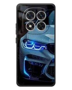 Чехол для Xiaomi Redmi Note 15 Pro с картинкой «Взгляд BMW с синими фарами»