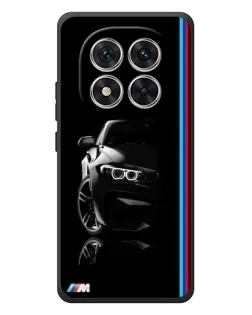 Чехол для Xiaomi Redmi Note 15 Pro с картинкой «Силуэт BMW в темноте»