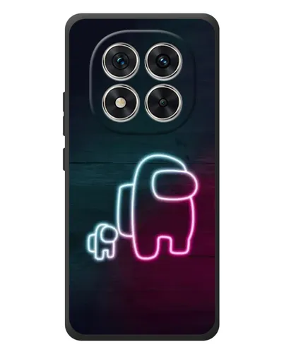 Чехол для Xiaomi Redmi Note 15 Pro с картинкой «Among Us неон-арт»