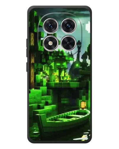 Чехол для Xiaomi Redmi Note 15 Pro с картинкой «Minecraft лесной пейзаж»