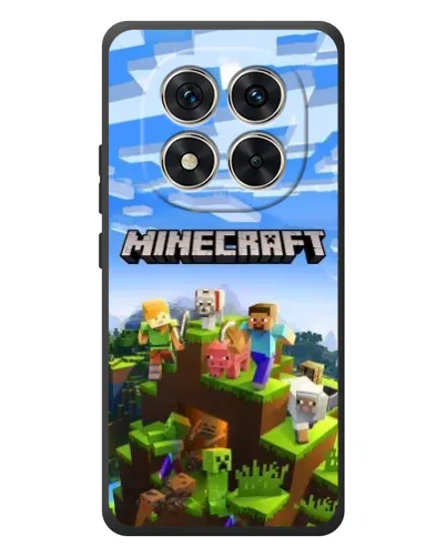Чехол для Xiaomi Redmi Note 15 Pro с картинкой «Minecraft классический мир»