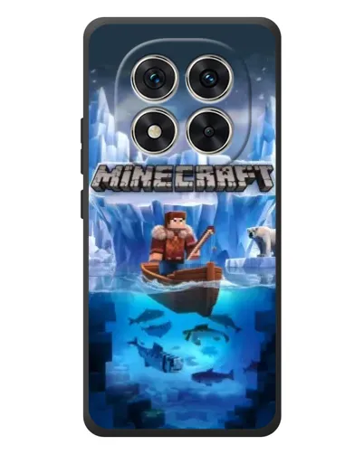 Чехол для Xiaomi Redmi Note 15 Pro с картинкой «Minecraft ледяной мир»