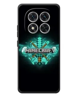 Чехол для Xiaomi Redmi Note 15 Pro с картинкой «Minecraft Diamond лого»