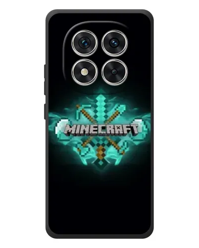 Чехол для Xiaomi Redmi Note 15 Pro с картинкой «Minecraft Diamond лого»