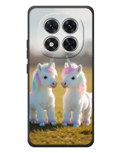 Чехол для Xiaomi Redmi Note 15 Pro с картинкой «Пара единорогов»