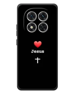 Чохол для Xiaomi Redmi Note 15 Pro з картинкою «Серце - Jesus»
