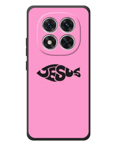 Чехол для Xiaomi Redmi Note 15 Pro с картинкой «Розовый символ Jesus» Чехол для Xiaomi Redmi Note 15 Pro с картинкой «Розовый символ Jesus»
