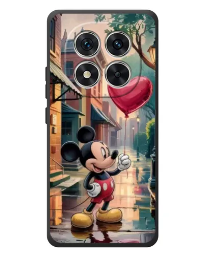 Чехол для Xiaomi Redmi Note 15 Pro с картинкой «Микки и шарик-сердце»