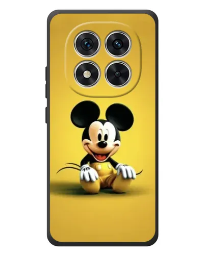 Чехол для Xiaomi Redmi Note 15 Pro с картинкой «Микки на желтом»